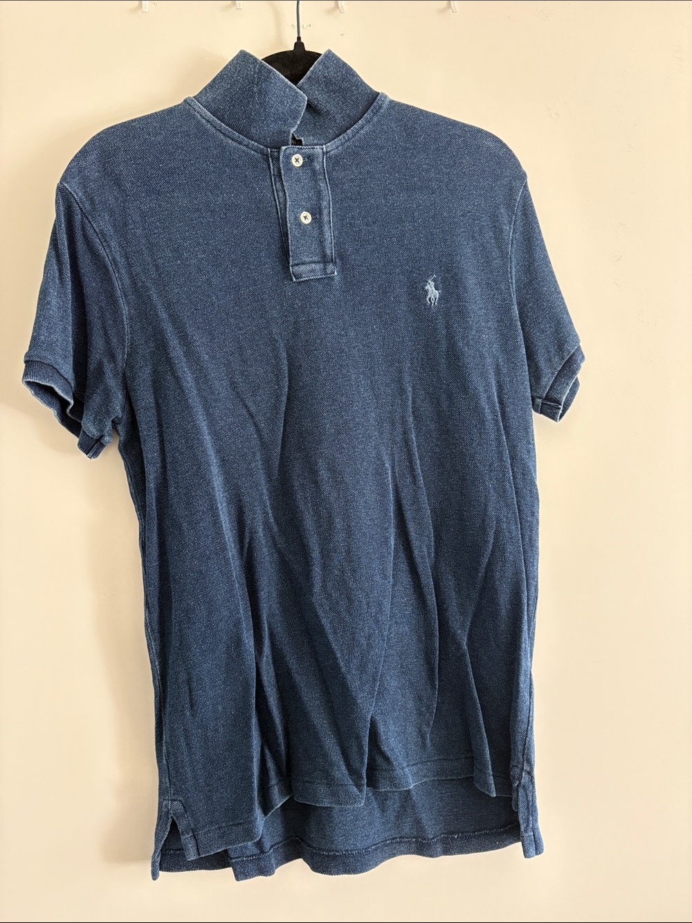 Polo by Ralph Lauren Indigo Short-Sleeve Polo with Embroidered Pony